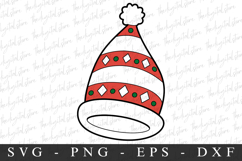 Santa Hat Svg | Christmas svg | Svg cut file Product Image 1