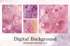 Water Bubbles Background Rainbow Water Drop Wallpaper Product Image 1