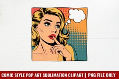 Comic Style Pop Art Sublimation Clipart PNG Product Image 1