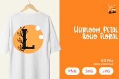 Heirloom Petal Boho Floral Monogram Product Image 1