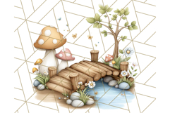 Dreamy Nature Clipart PNG, Whimsical Forest Elements Product Image 2