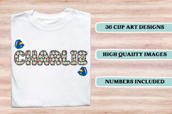 Back to School Alphabet png, letters doodle, school clipart Product Image 3