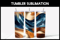 10 Blue Gradient Abstract Glitter Tumbler Seamless Tumbler Product Image 6