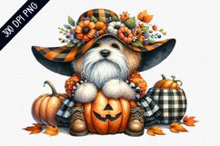 Halloween Dog Sublimation - Clipart PNG Design Product Image 1