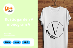 Rustic Garden Monogram Product Image 1