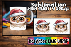 Gentle dreams 11oz 15oz sublimation wrap, Cute Christmas Product Image 1