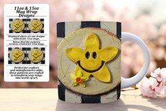 Retro Vintage Chessboard Smile Mug Wrap Timeless 11oz/15oz Product Image 1