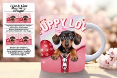 Happy 15oz Mug Wrap Png Template , Valentines Product Image 1