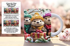 Whimsical 11oz Mug Wrap Png Design , Cute Xmas Product Image 1