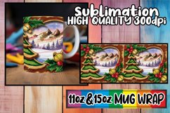 Charming whispers 11oz 15oz mug wrap, Christmas Product Image 1