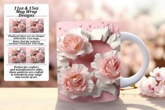 Wall Hole Wonder: Floral Mug Delight Product Image 1