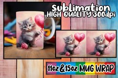 Heart Balloon Sublimation Elegance Product Image 1