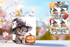Spooky Pumpkin Animal Mug 11oz/15oz Wrap PNG Product Image 1