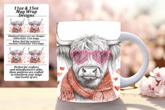 Affectionate Cow Love Mug Sublimation Product Image 1