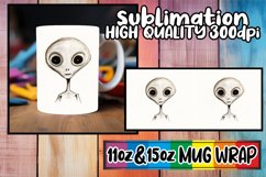 Extraterrestrial 15oz UFO Mug Sublimation Art Product Image 1