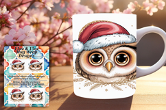 Gift 11oz Mug Wrap Png Design , Cute Christmas Product Image 1
