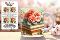 Sublime 11oz Mug Wrap Png Template , Books Product Image 1