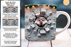 Hilarious Holiday Cartoon: Mug Wrap Delights Product Image 1