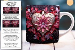 Love Elegance: Glossy 3D Mug Wrap Product Image 1
