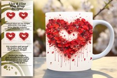 Valentine's Love in Every Sip - Mug Wraps Product Image 1