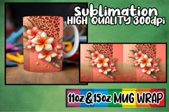 Blissful mornings 11oz 15oz sublimation wrap, Leopard Prints Product Image 1