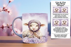 Gorgeous 15oz Mug Wrap Png Template , Animals Product Image 1
