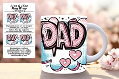 Bright Watercolor Dad Design Product Image 1