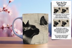 Unique Cat Lover&#039;s Mug Sublimation Design - Ideal for Cat Ow Product Image 1
