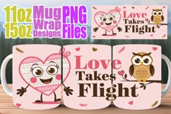 Lively dreams 11oz 15oz sublimation wrap, Valentines Product Image 1