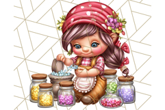 Gnomes at Work Clipart PNG, Cute Gnomes PNG Illustration Product Image 2