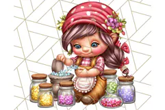 Gnomes at Work Clipart PNG, Cute Gnomes PNG Illustration Product Image 2