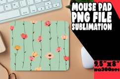 Spring Pastel Boho Mouse Pad Bouquet Design PNG Product Image 1