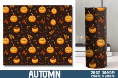 Autumn Tumbler Wrap, Tumbler Wrap PNG Product Image 1