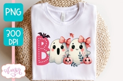 Pink Halloween sublimation bundle | Cute Halloween PNG Product Image 3