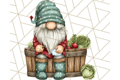 Farmer Gnome Clipart, Cute Farm Gnomes PNG Illustrations Product Image 2