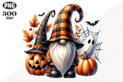 Halloween Gnomes Sublimation - Clipart PNG Design Product Image 1