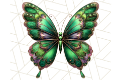 Metallic Butterfly Clipart PNG Clipart, Vibrant Butterfly Product Image 2