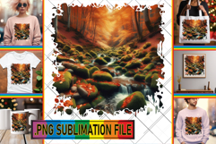 LUMINOUS Tote Bag Sublimation Ideas, Autumn Product Image 1