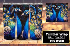 Vibrant Bird Tumbler Wrap - 20oz Product Image 1