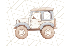 Kid’s Toy Clipart, Nursery Decor Png, Trucks, Rockets, Cars Product Image 2