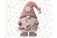 Cozy Winter Gnome Clipart PNG, Christmas Gnome Clip Art Product Image 2
