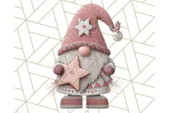 Cozy Winter Gnome Clipart PNG, Christmas Gnome Clip Art Product Image 2