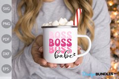 Boss Babe - Girl Quote Tshirt SVG Design Product Image 2