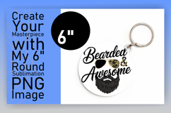Whimsical Round Design Car Coaster Template , Father&#039;s Day Product Image 1