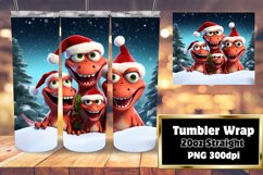 Winter Festive Fun 3D Cartoon Xmas 20oz Product Image 1