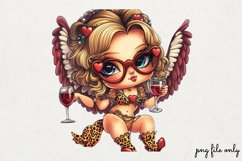 Lazy Sassy Angle for Valentine Clipart PNG Product Image 1