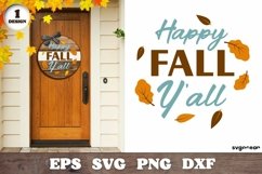 Autumn Round Signs | Svg Bundle | Door Hangers Product Image 9
