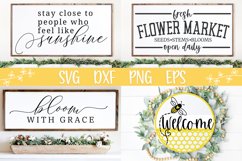 Spring Farmhouse Sign Bundle | Spring Sign Designs Product Image 3