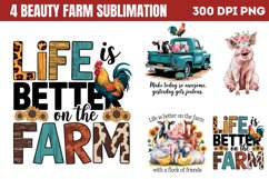 Beauty Farm Sublimation Product Image 1