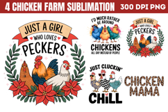 Chicken Farm Sublimation Bundle PNG Product Image 3